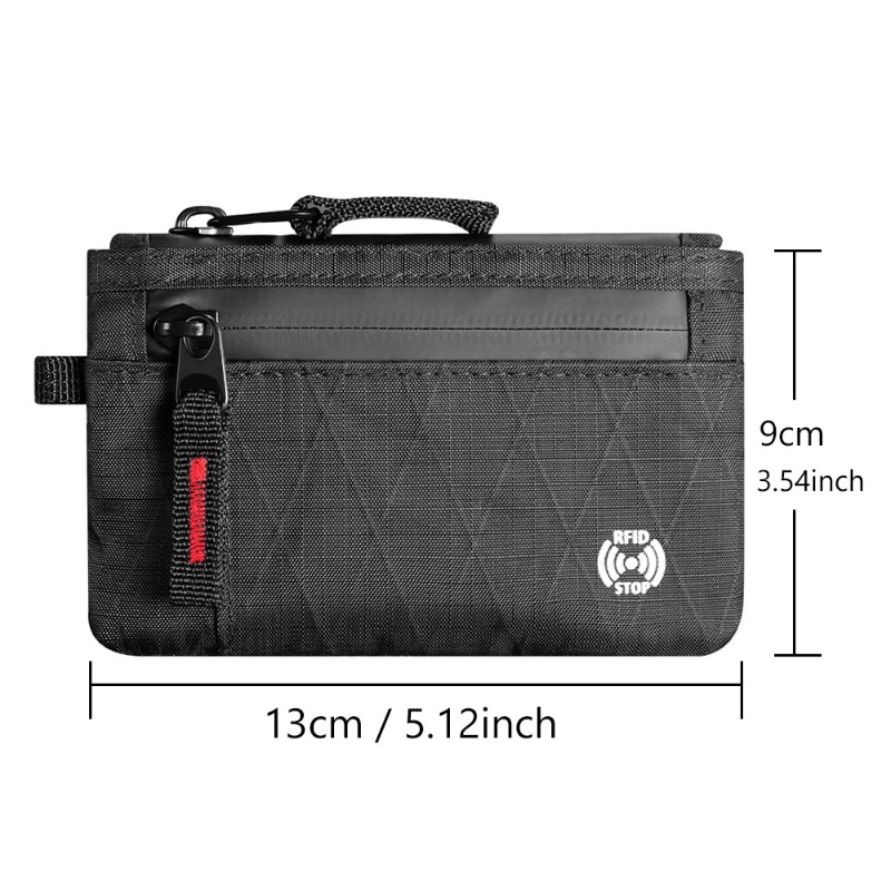 Edc Carry Card - Carteira EDC Ultra-Fina Anti-Furto RFID, Bolsa