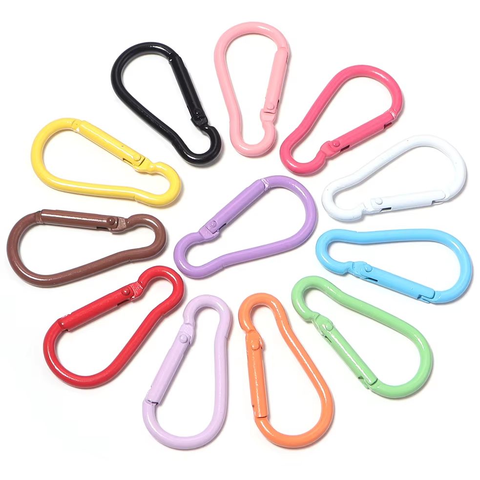 10 peças de clipes de alumínio - Carabiner Keychain avaliação e preço