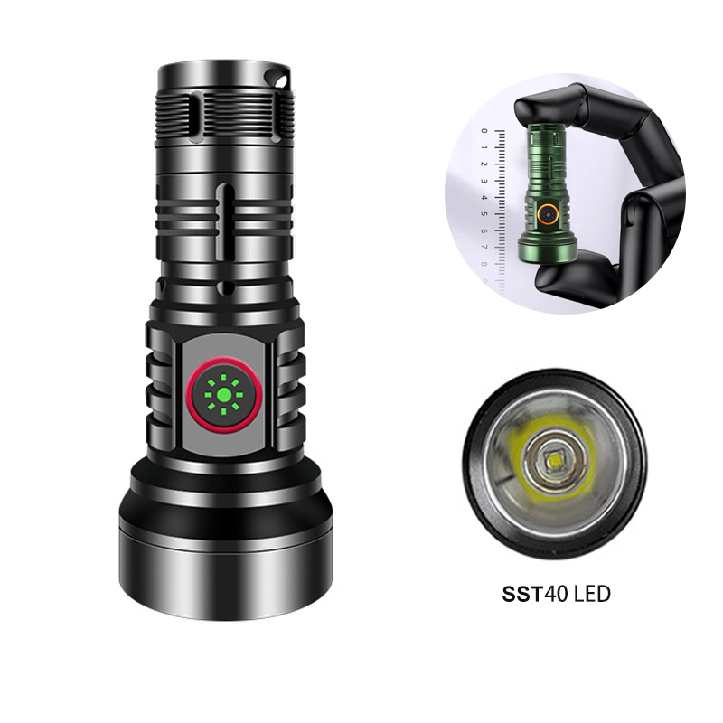 USB recarregável lanterna LED, - Edc Day Carry avaliação e preço