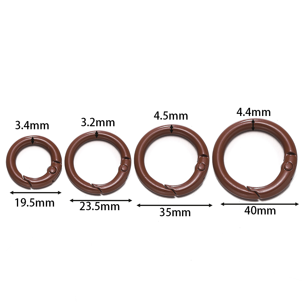 2/5 unidades/lotes metal redon - Carabiner Keychain avaliação e preço