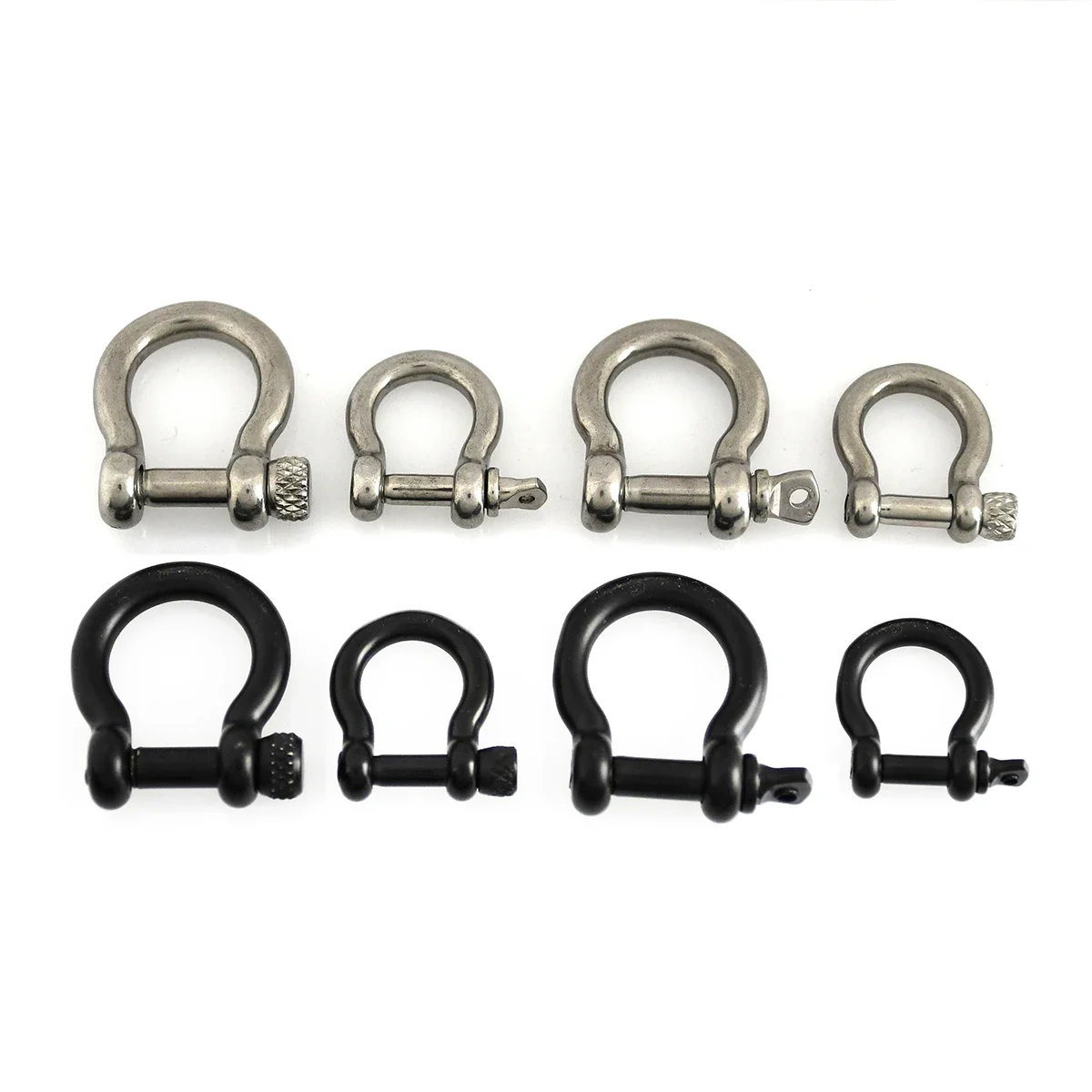 Aço inoxidável arco forma mani - Carabiner Keychain avaliação e preço